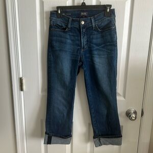 NYDJ Dayla wide cuff capris size 6